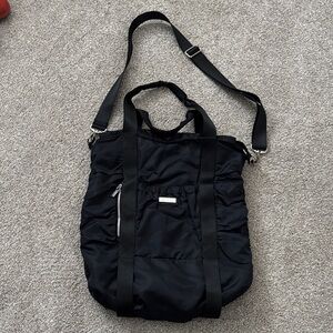 Stylish Black Yoga Bag